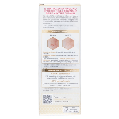 Nivea Cellular Luminous630 Anti-Macchie Siero Anti-Macchie Trattamento Avanzato 30 ml